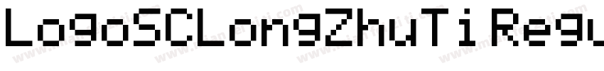 LogoSCLongZhuTi Regular下载字体转换